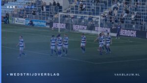 Vak Blauw — Wedstrijdverslag