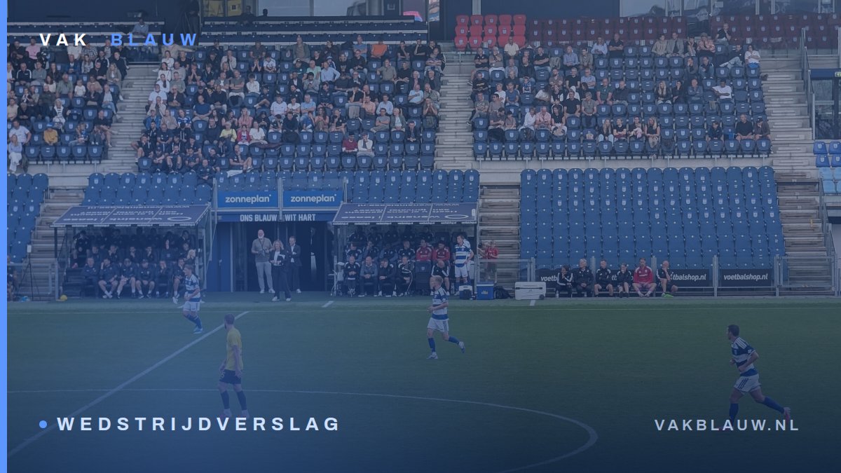 Vak Blauw — Wedstrijdverslag